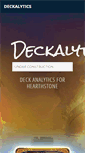 Mobile Screenshot of deckalytics.com